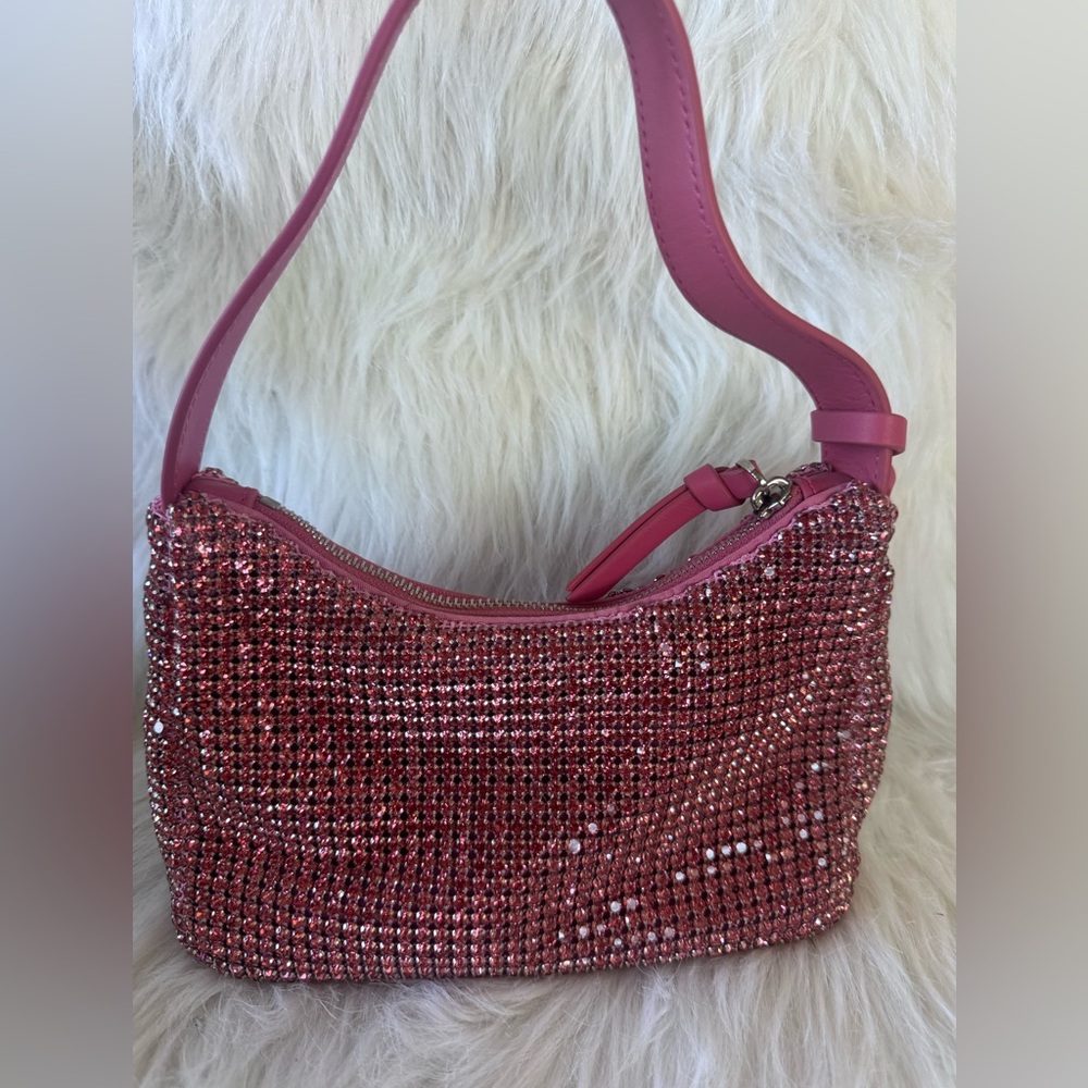 Brandon Blackwood Syl Shoulder Bag w/ Pink Bling - Picture 2 of 6